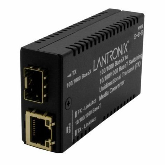 Lantronix M/GE-ISW-SFP-01-UTX hardened mini unidirectional SFP media converter