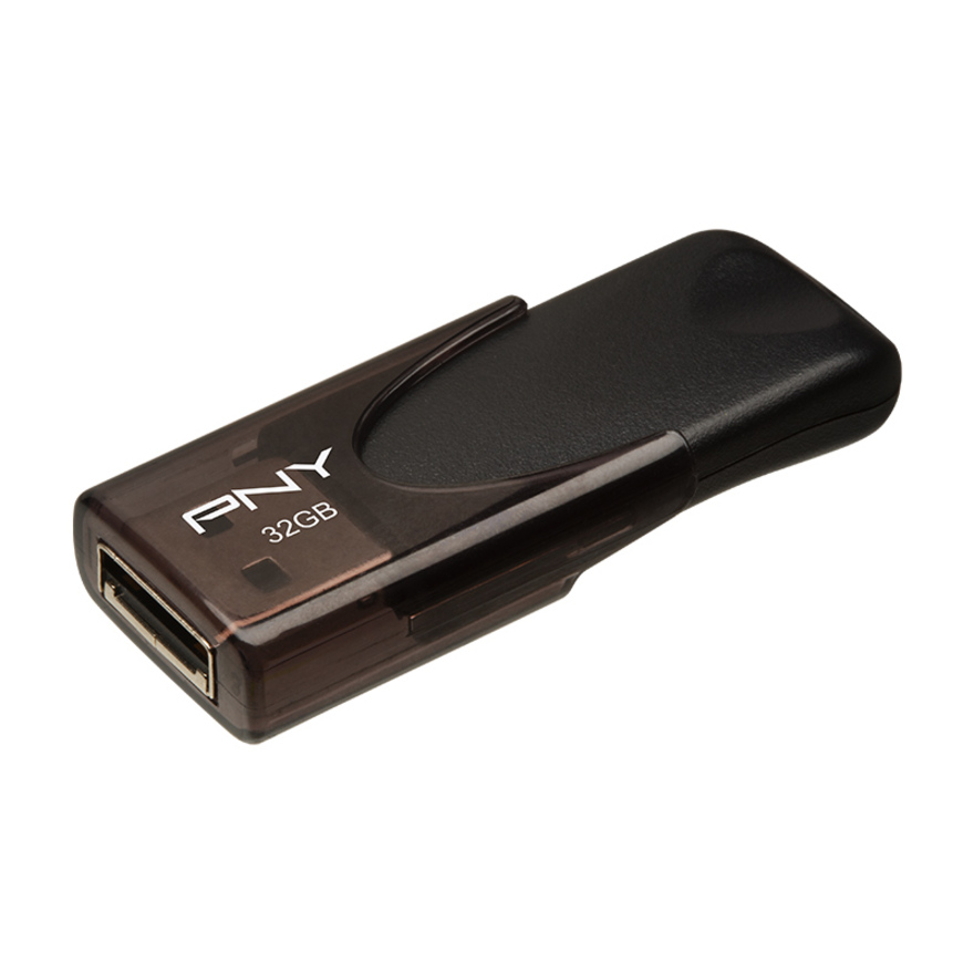 PNY 32GB Attache 4 USB 2.0 Black capless