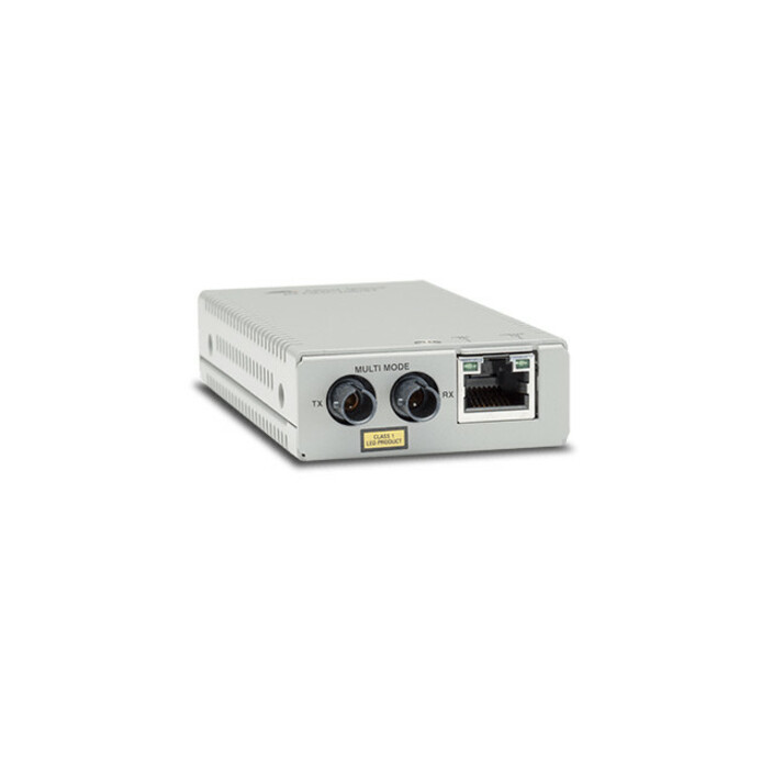 Allied Telesis AT-MMC200/ST-960 TAA media and rate converter for 10/100TX to 100FX ST multimode fiber