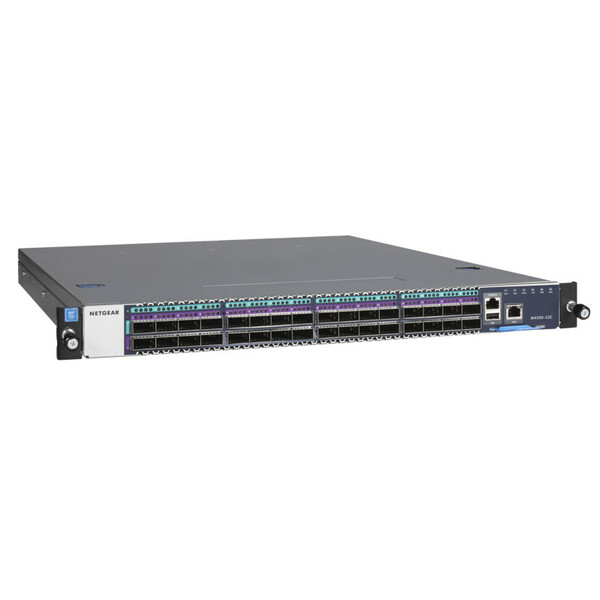 NETGEAR (CSM4532-100NAS) 32 Ports - Manageable - 3 Layer Supported - Modular - Twisted Pair - 1U High - Rack-mountable, Rail-mountable - Lifetime Limited Warranty