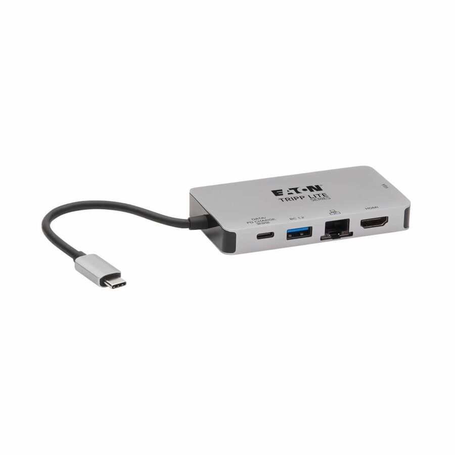 Tripp Lite U442-DOCK6-GY Docking Station - for Notebook/Tablet/Smartphone - 100 W - USB Type C - 3 x USB 3.0 - USB Type-C - Network (RJ-45) - HDMI - Thunderbolt - Wired