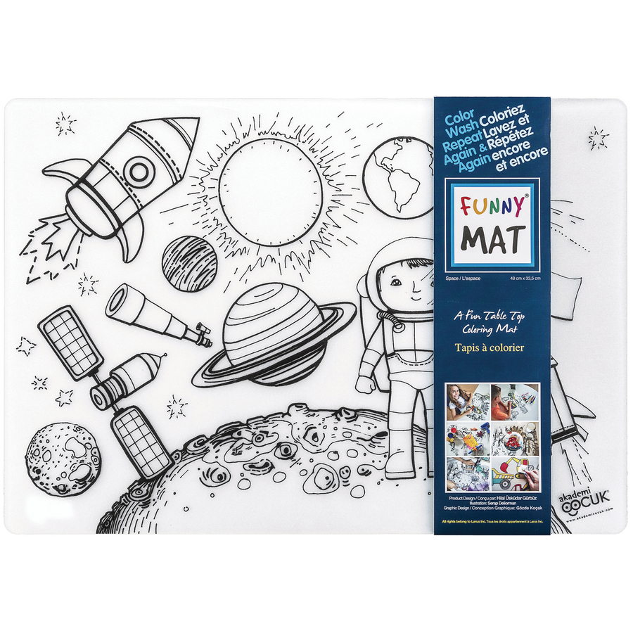 Funny Mat Reusable Tabletop Coloring Mat