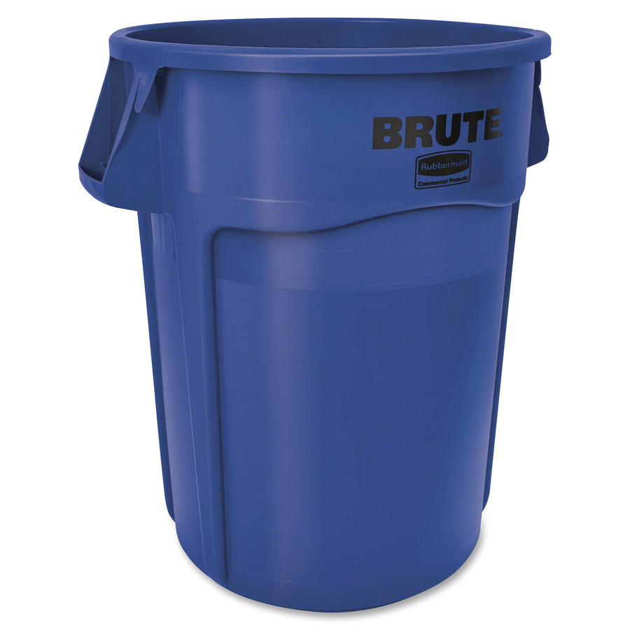 Rubbermaid Commercial Products Brute 32 Gal. Gray Round Vented