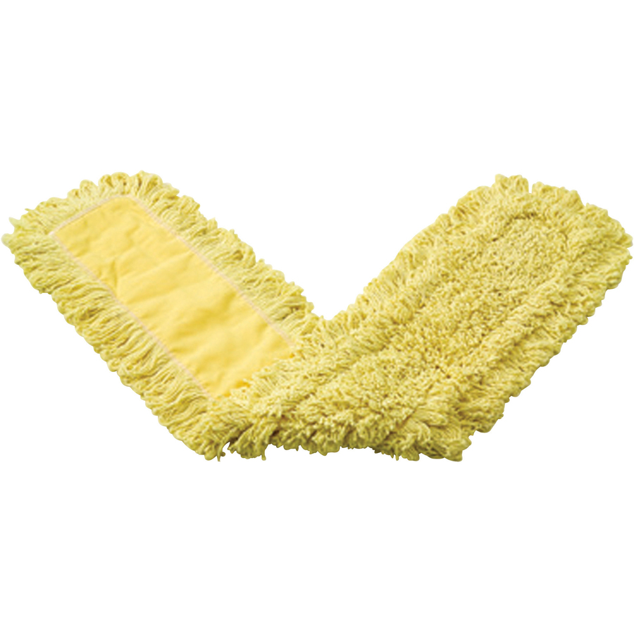 Rubbermaid Hygen Dry Dusting Mop Heads with Fringe, 36, Microfiber, Green