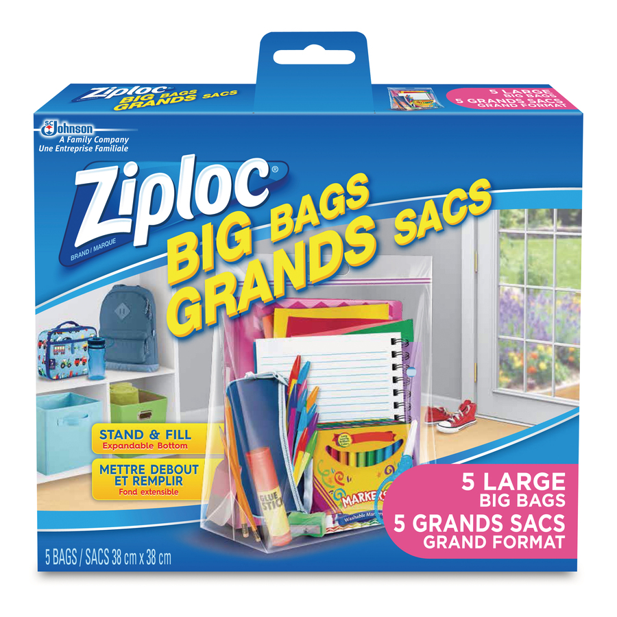 Grands sacs Ziploc&reg; avec double fermeture à glissi&egrave;re - Ziploc&reg;