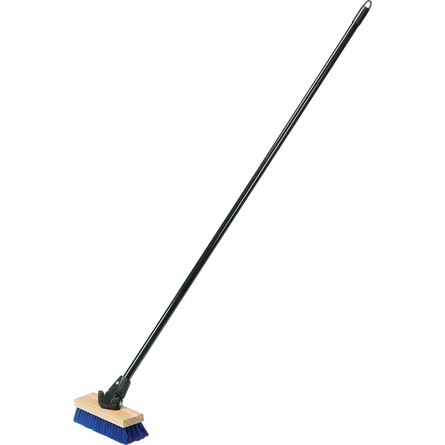 Rubbermaid Commercial Bi-Level Deck Scrub Brush (Blue) (Plastic)