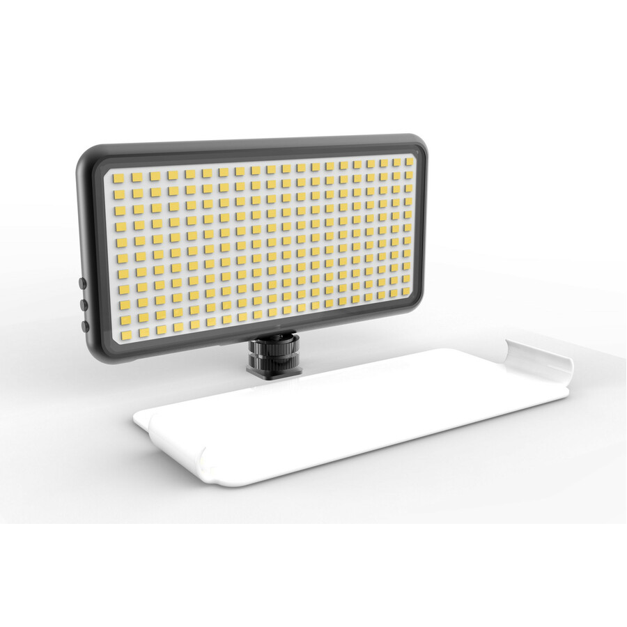 DigiPower Pro Event 180 LEDs OnCamera Video Light with Diffuser for Smartphones & Digital