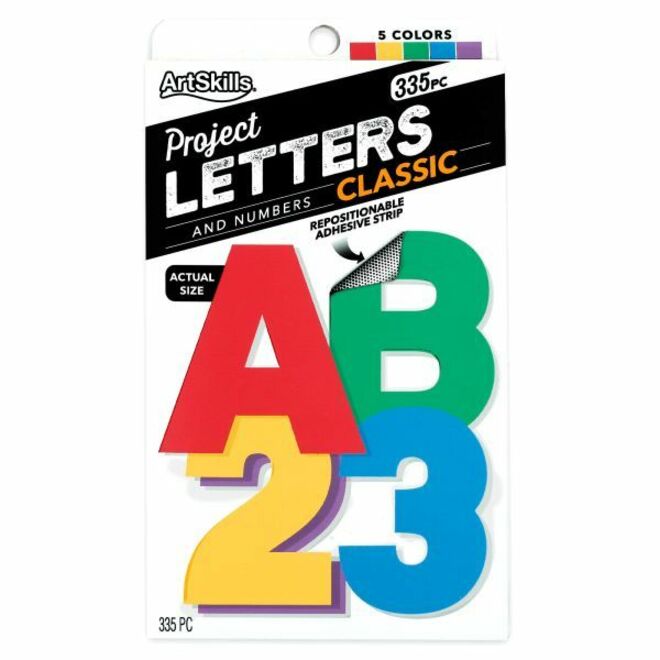 ArtSkills Classic Poster Letters Stencils & Letters ArtSkills, Inc