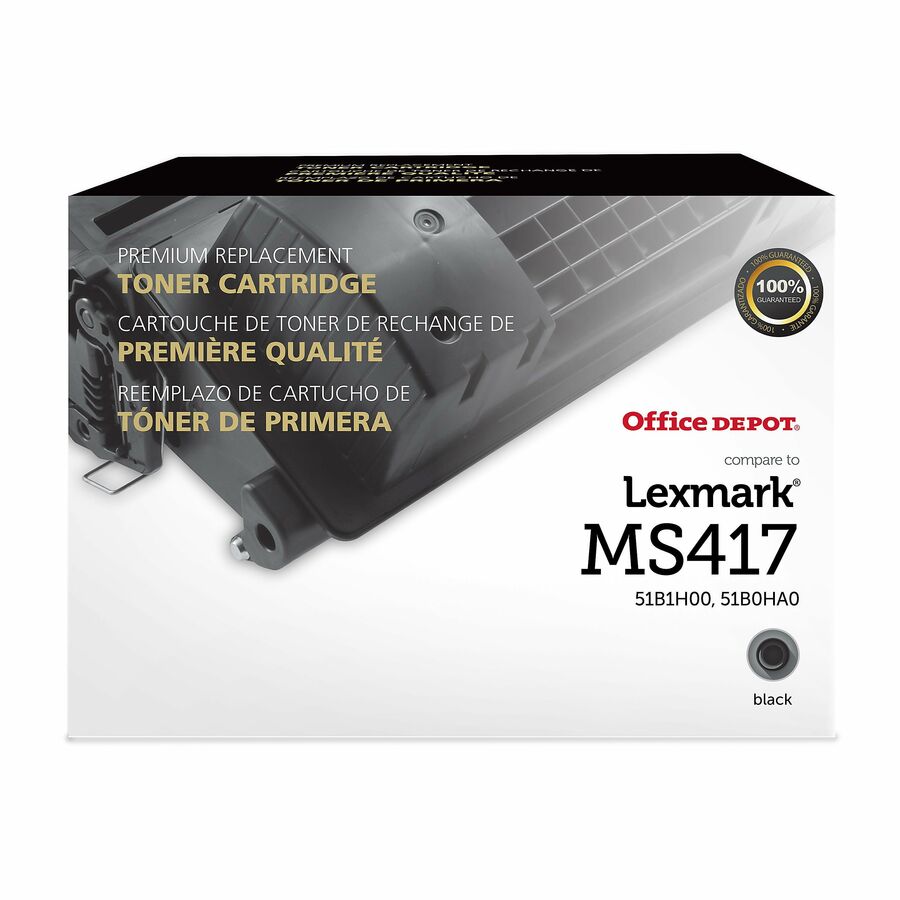 Cartouche de toner remise à neuf Lexmark 51B0HAO - Office Depot