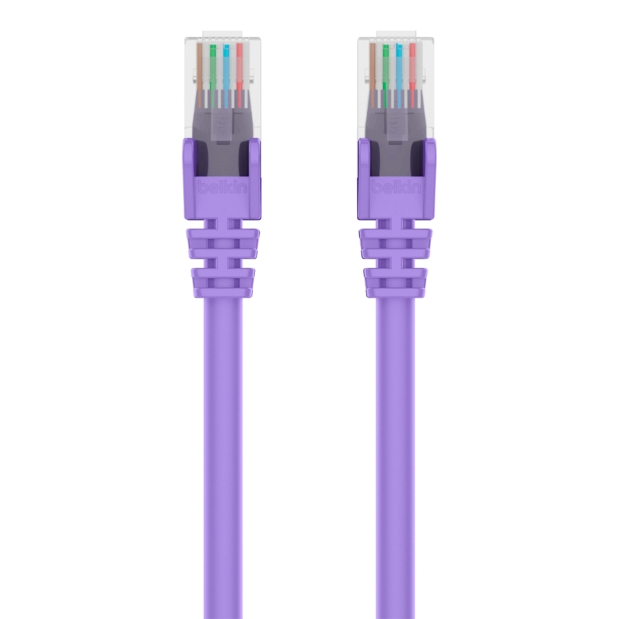 thumbnail image 2 of Belkin 7ft 10/100bt Cat5e Patch Rj45m/rj45m Pink 6 Belkin A3L791 2 of 11