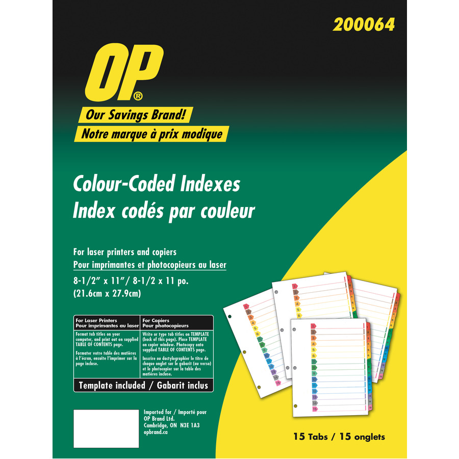 OP Brand Index Divider