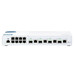 QNAP (QSW-M408-4C) Ethernet Switch - 8 Ports - Manageable - 2 Layer Supported - Modular - Twisted Pair, Optical Fiber - Desktop - 2 Year Limited Warranty