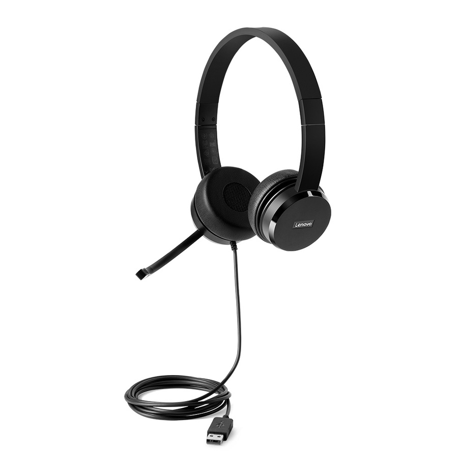 Casque st&eacute;r&eacute;o USB Lenovo 100