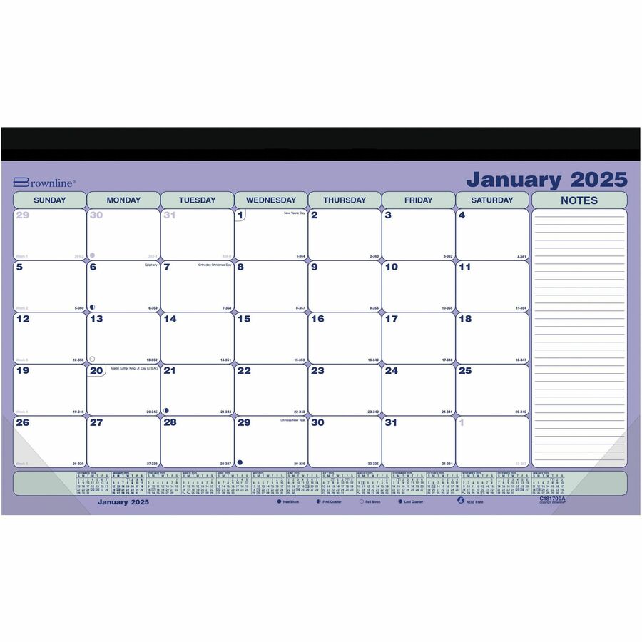 Brownline Calendar Monthly 12 Month January 2024