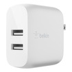 Belkin Dual USB-A Wall Charger 24W (WCB002dqWH)