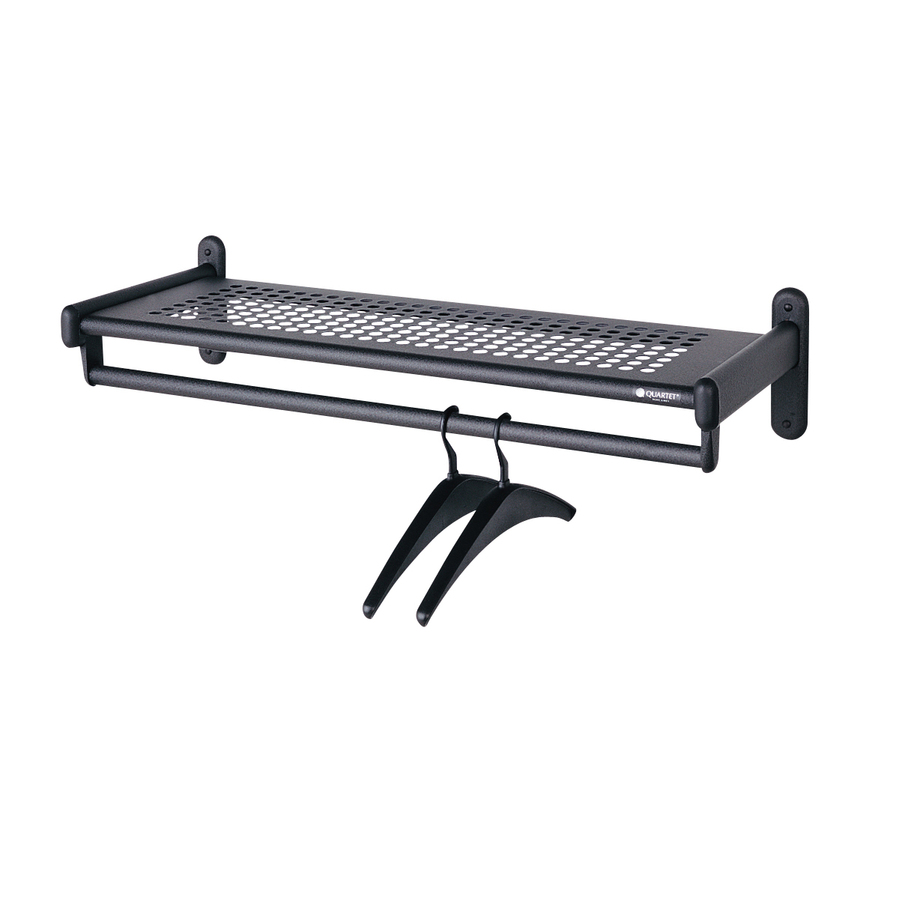 Quartet Shelf Rack, Black, 36"