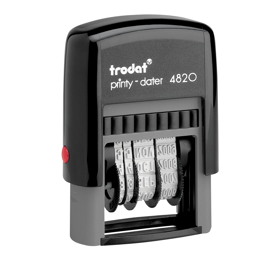 Trodat Printy Dater 4820 Automatic Self-Inking Dater - Language - French