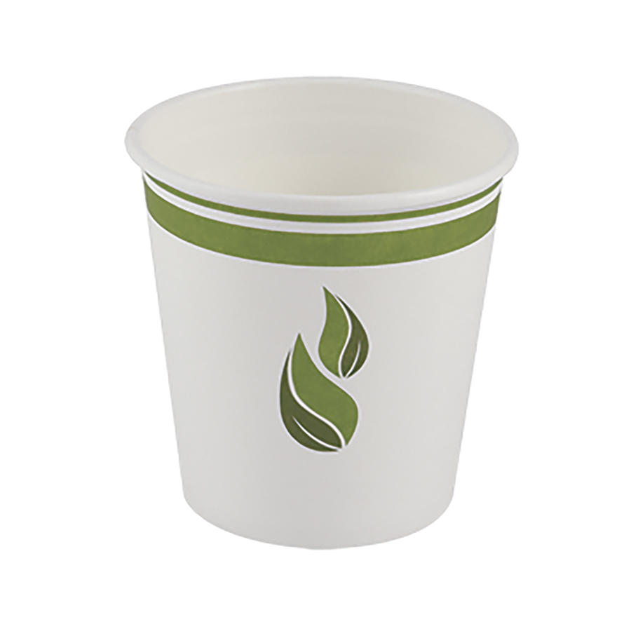 Eco Guardian 10 Oz Compostable Pla Lined Hot Drink Paper Cups