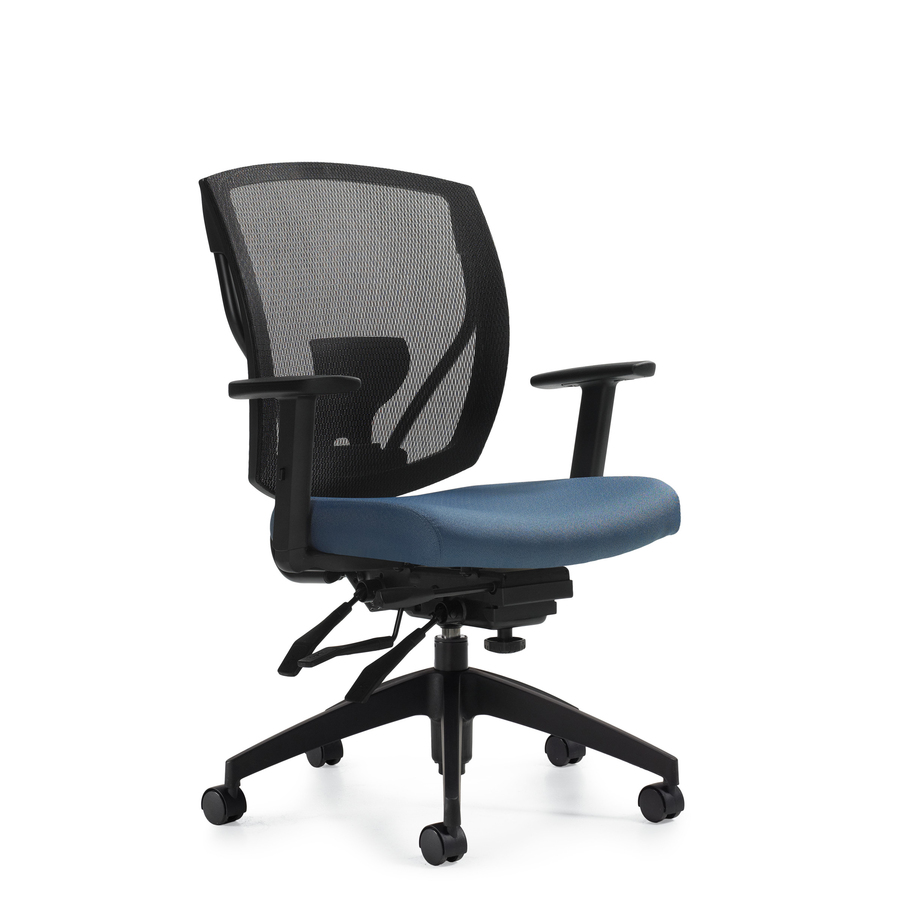 Offices To Go Ibex | Upholstered Seat & Mesh Back Multi-Tilter