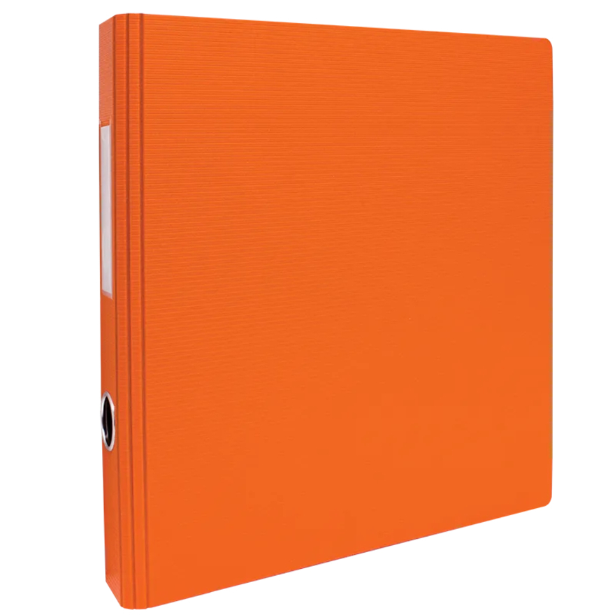 GEO 1" Textured Heavy-duty Binder, Orange