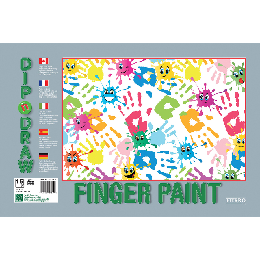 Papier pour peinture aux doigts Kids 'N' Krafts - NAPP