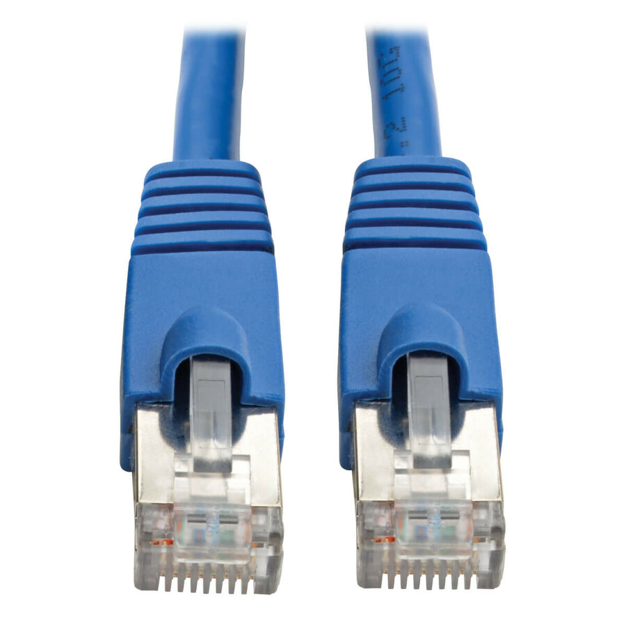 Tripp Lite Cat.6a STP Patch Network Cable - 8 ft Category 6a Network Cable for Network Device, Switch, Hub, Patch Panel, Router, Modem, VoIP Device, Surveillance Camera, Server, PoE-enabled Device - First End: 1 x RJ-45 Network - Male - Second End: 1 x RJ