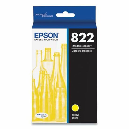 Epson T822 Original Standard Yield Inkjet Ink Cartridge - Yellow - 1 Each