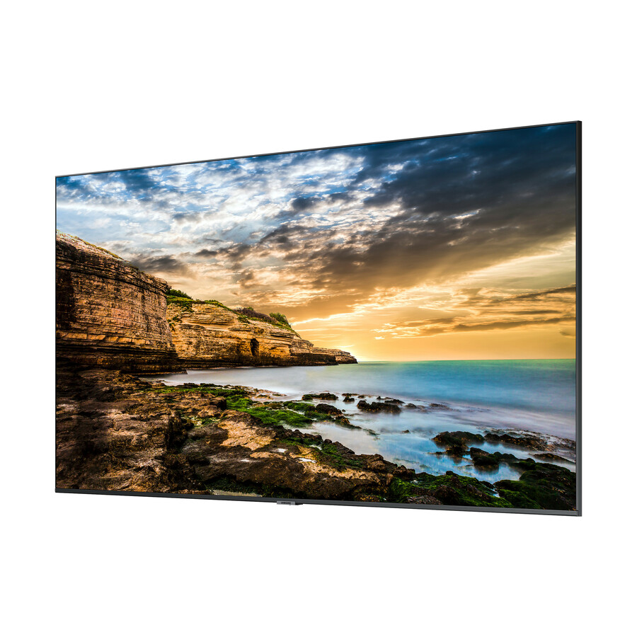 43" 60Hz D-LED 3-sided bezel-less design, Crystal UHD, HDMI (2), IP5x, MagicInfo Lite Provides 16/7 operation