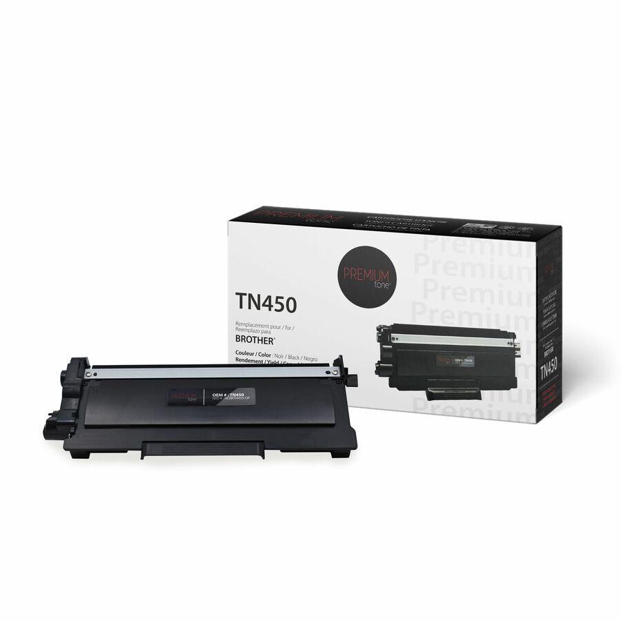 Cartouche de toner à haut rendement compatible (Alternative à Brother TN450) - Premium Tone