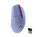 LOGITECH G305 LIGHTSPEED Wireless Gaming Mouse - Travel Mouse - Optical - Wireless - Radio Frequency - 2.40 GHz - Lilac - 12000 dpi - 6 Button(s)