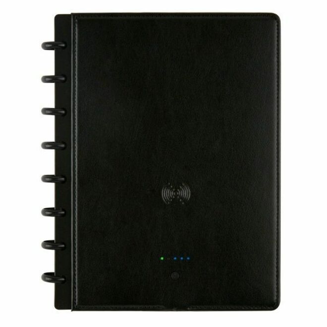 TUL Wireless/Wired Charging Discbound Notebook, Leather Cover, Junior