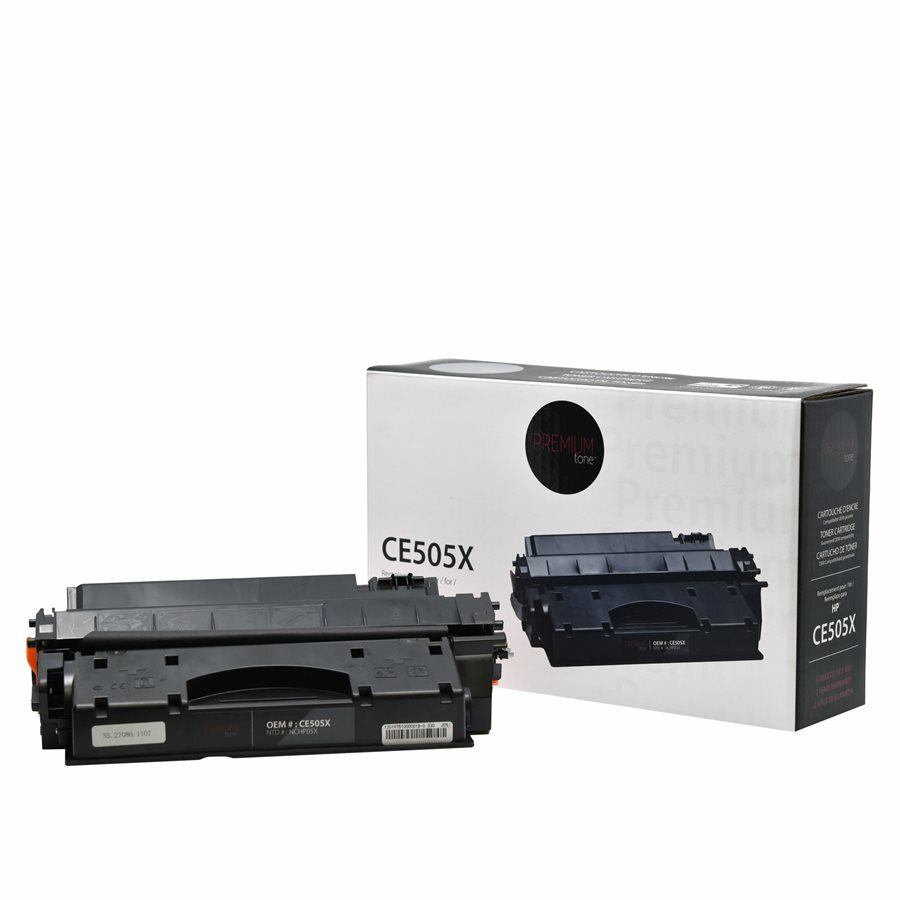 Cartouche de toner à haut rendement compatible (Alternative à HP 05X) - Premium Tone