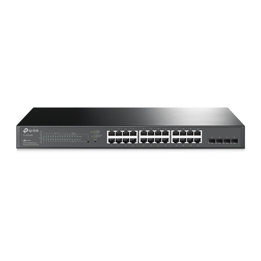 Commutateur intelligent Jetstream Gigabit PoE 28 ports avec 24 PoE+ - TP-Link