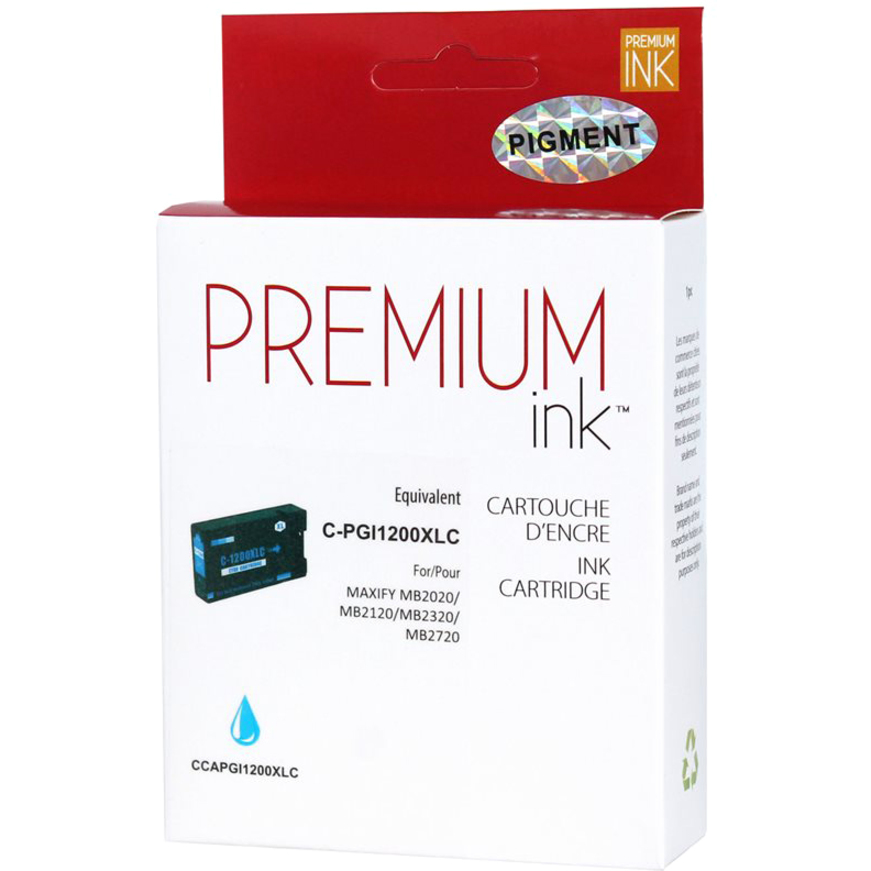 Premium Ink Inkjet Ink Cartridge PGI1200XLC - Cyan - 1 Each