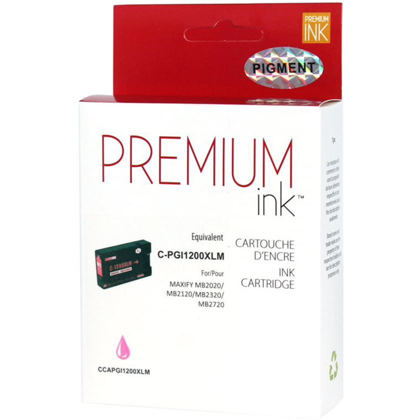 Premium Ink Inkjet Ink Cartridge PGI1200XLM - Magenta - 1 Each