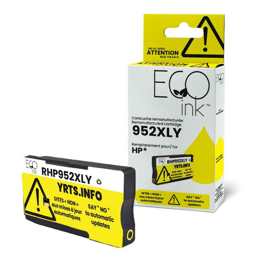 Eco Ink Remanufactured Inkjet Ink Cartridge - Yellow - 1 Each