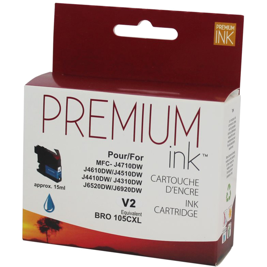 Encre premium compatible (Alternative à Brother LC105) - Premium Ink