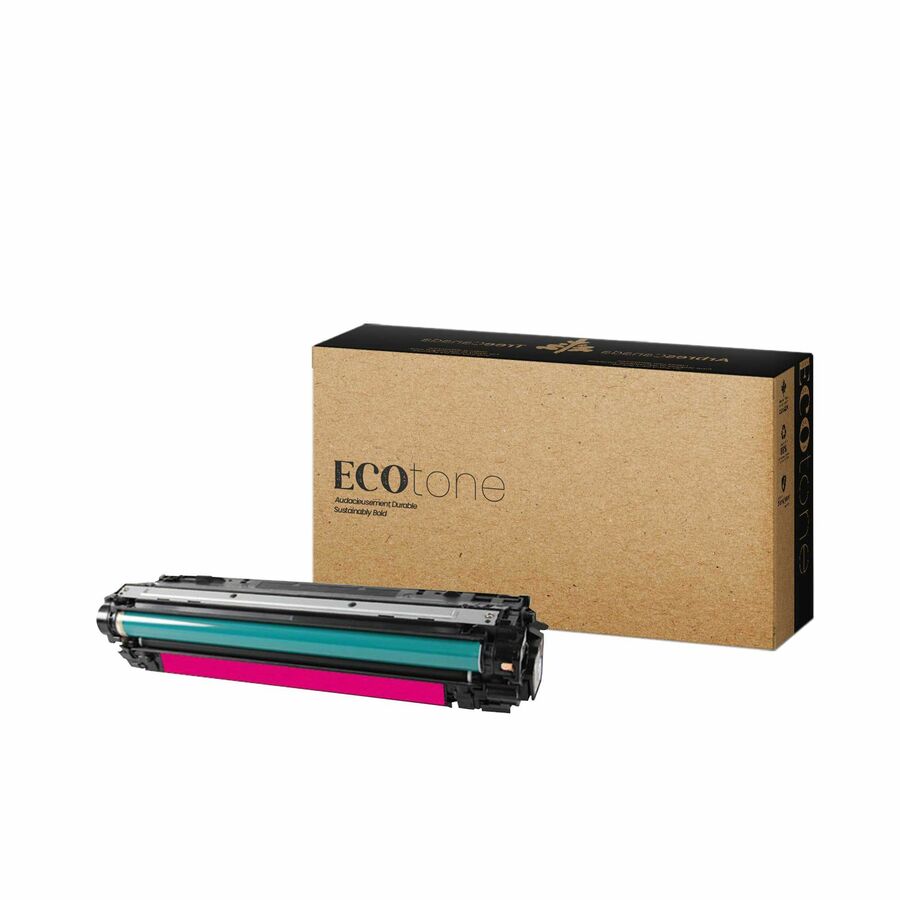 EcoTone Toner Cartridge - Remanufactured for Hewlett Packard CE743A / 307A / 743A / 43A - Magenta