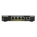 NETGEAR GS305P-200NAS Ethernet Switch - 5 Ports - 2 Layer Supported - 60 W Power Consumption - 55.50 W PoE Budget - Twisted Pair - PoE Ports - Desktop, Wall Mountable - 3 Year Limited Warranty