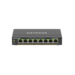 NETGEAR GS308EP-100NAS 8-Port  10/100/1000Mbps Gigabit Ethernet PoE+ Smart Managed Plus Switch - 8 Ports - Manageable - 2 Layer Supported - 62 W PoE Budget - Twisted Pair - PoE Ports - Wall Mountable, Desktop, Rack-mountable - 5 Year Limited Warranty