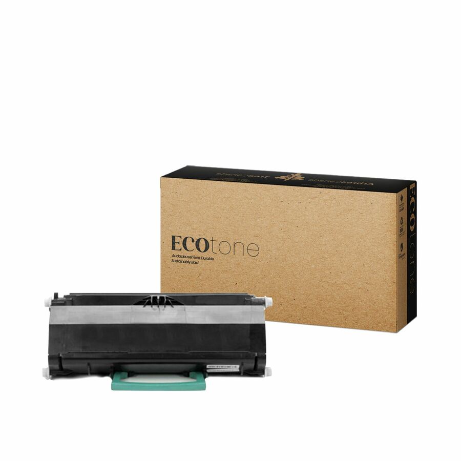 EcoTone Toner Cartridge - Remanufactured for Lexmark X264H11G - Black