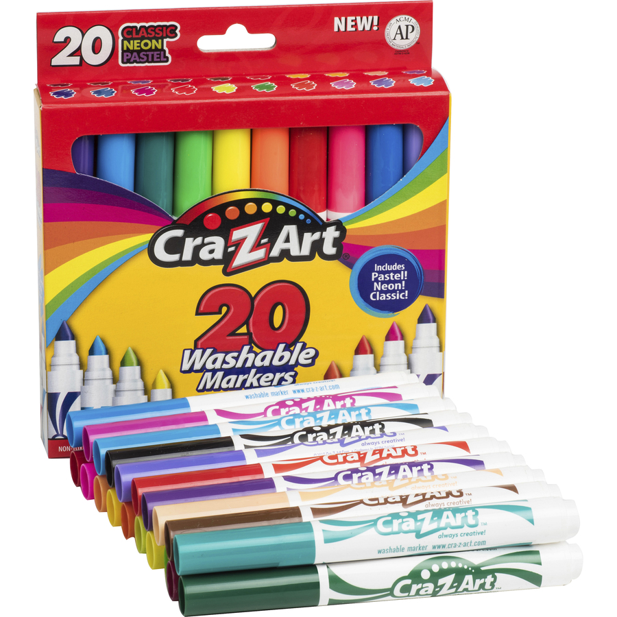 Cra-Z-Art Classic Super Washable Markers - Zerbee
