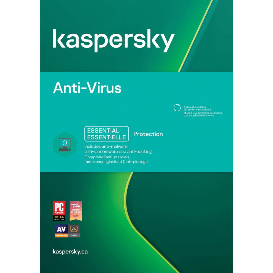 Anti-virus pour 3 usagers - Kaspersky