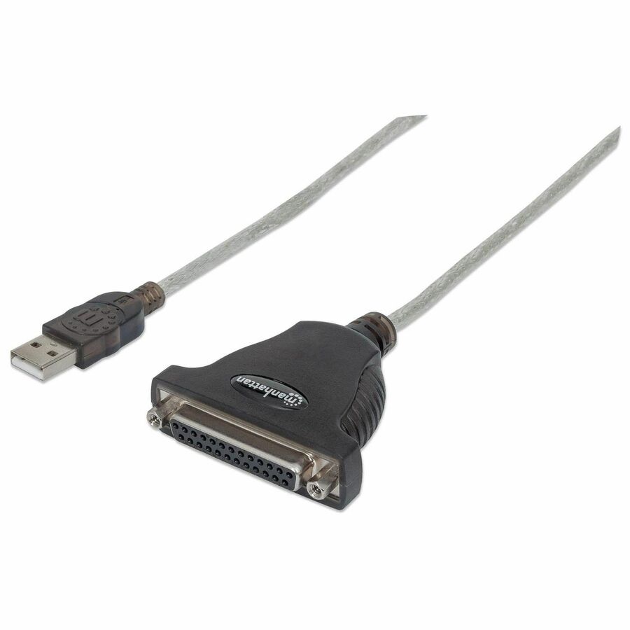 MANHATTAN USB to parallel printer converter adapter for legacy printer connectivity