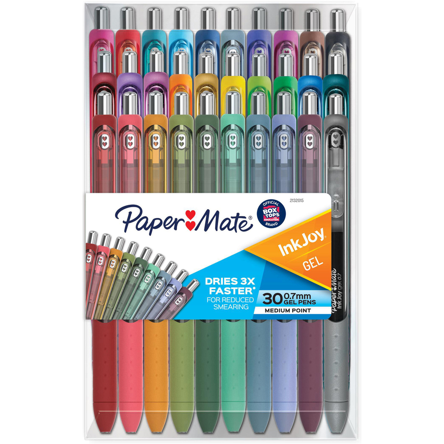 vijand Billy Zin Paper Mate InkJoy Gel Pens - Multi Gel-based Ink - 30 / Pack - Direct  Office Buys
