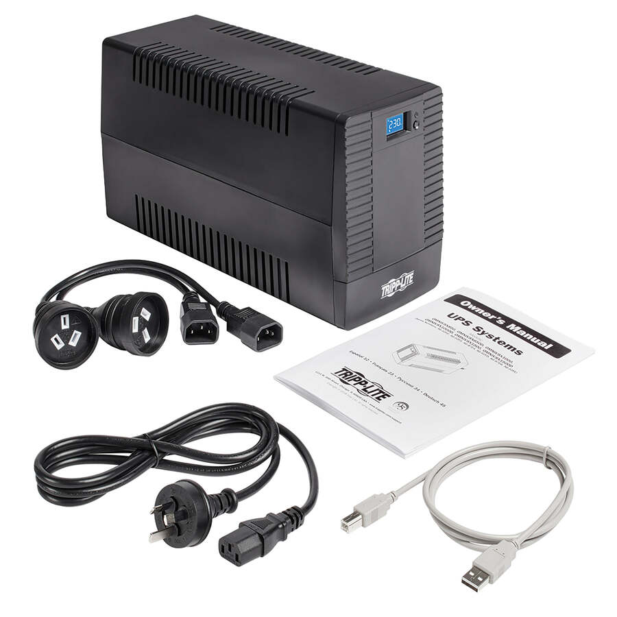 Tripp Lite OmniVS OMNIVSX1500A 1500VA Tower UPS - Tower - AVR - 8 Hour Recharge - 230 V AC Input - 220 V AC, 230 V AC, 240 V AC Output - Single Phase - 8 x IEC 60320 C13