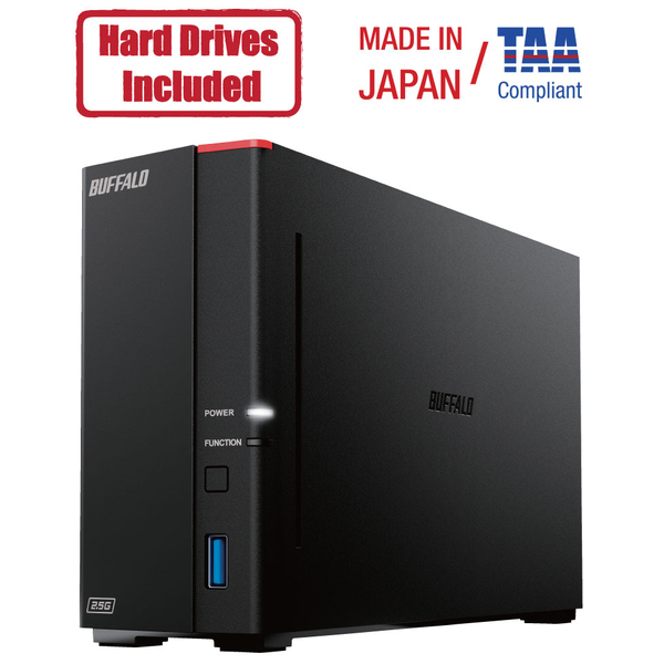 BUFFALO LINKSTATION 710D 4TB HARD DRVS INCLD (1 X 4TB, 1 BAY)