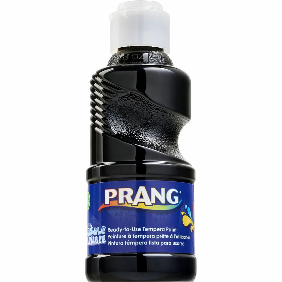 Prang Ready-to-Use Washable Tempera Paint - 8 fl oz - 1 Each - Black