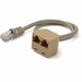STARTECH 2-to-1 RJ45 Splitter Cable Adapter - F/M (Connect two 10/100 Ethernet devices to a single Cat5/Cat5e cable drop) (RJ45SPLITTER)