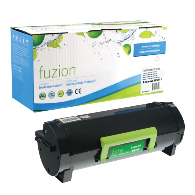 Cartouche de toner Lexmark MS/MX317 - fuzion